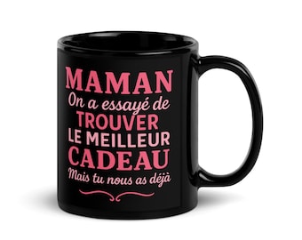 Taza de regalo para mamá | Idea original para el Día de la Madre | Taza de humor de mamá | Mensaje conmovedor para mamá