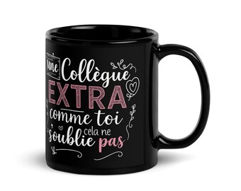 Gift mug for female colleague – Touching message “A great colleague like you” – Idea for leaving work, birthday or thank you