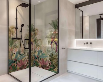 Tropical Oasis Shower Panel  Design