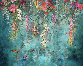 Botanical Cascade Shower Panel Design