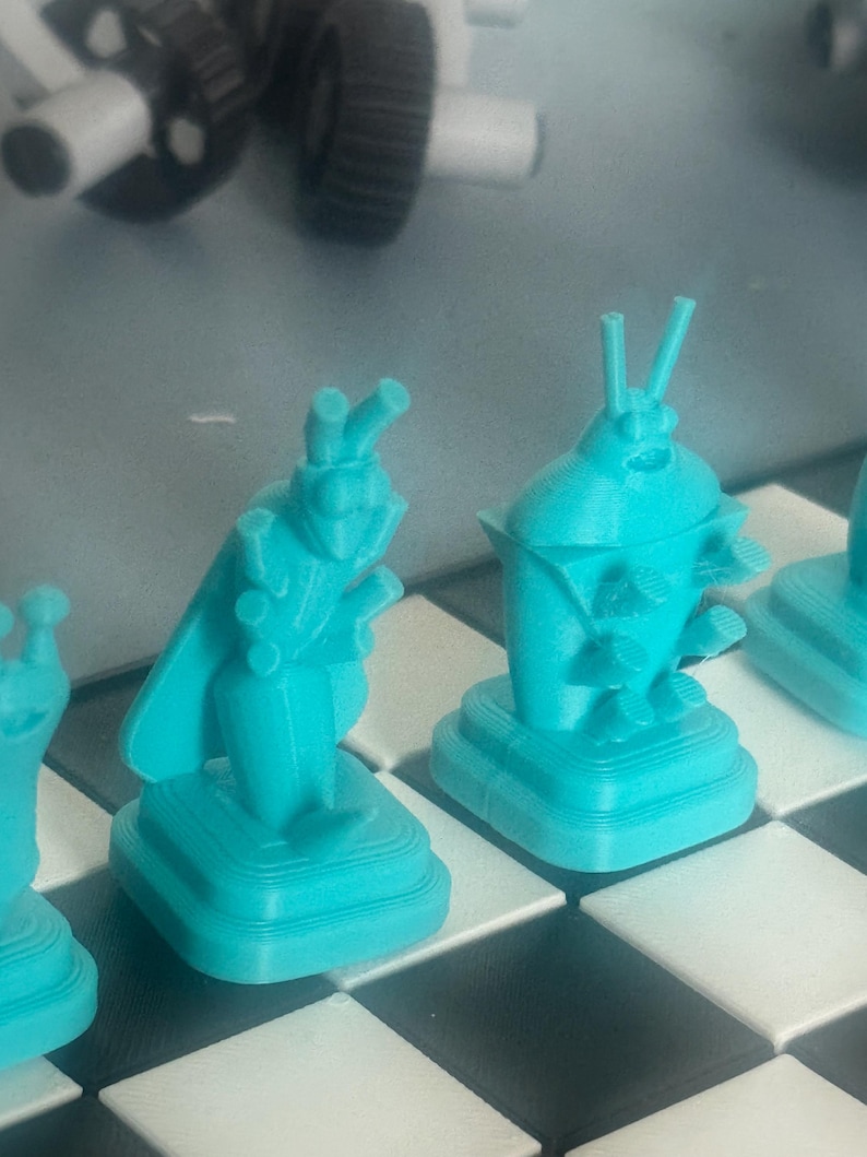 Bug Chess Set 3D Printed Bug Chess Set – Insect Themed Strategy Game Board Pieces - Etsy