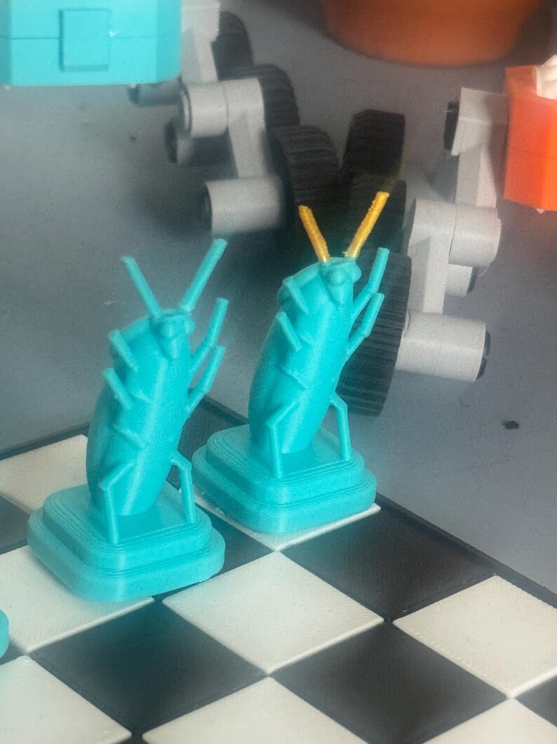 Bug Chess Set 3D Printed Bug Chess Set – Insect Themed Strategy Game Board Pieces - Etsy