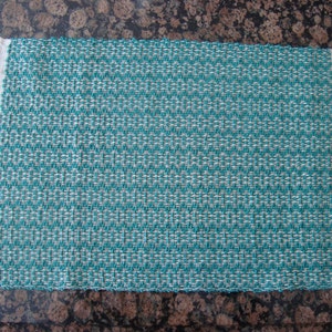 Handwoven Placemats - Turquoise