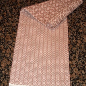 Handwoven Table Runner - Rose 37"
