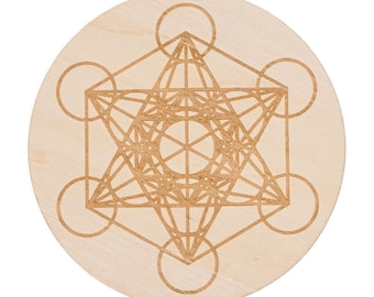 Engraved wooden reloading plates, 100 mm – decorative and ritual item, 5 designs to choose from