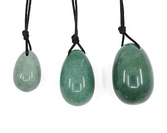 Set of 3 stone Yoni eggs, 3 sizes 30, 40, 45 mm, 7 variations to choose from