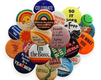 Vintage Button, 60s 80s 90s Pinback Button, Retro Pins, Collection Combine Unique Style And Fun For Fans Who Love Creative Accessories,