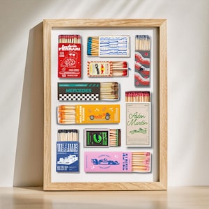 Póster de F1 Matchbox, impresión artística de Fórmula 1 2025, regalo para un fan de la F1, descarga digital de arte mural estético, McLaren, Ferrari, Red Bull, Mercedes