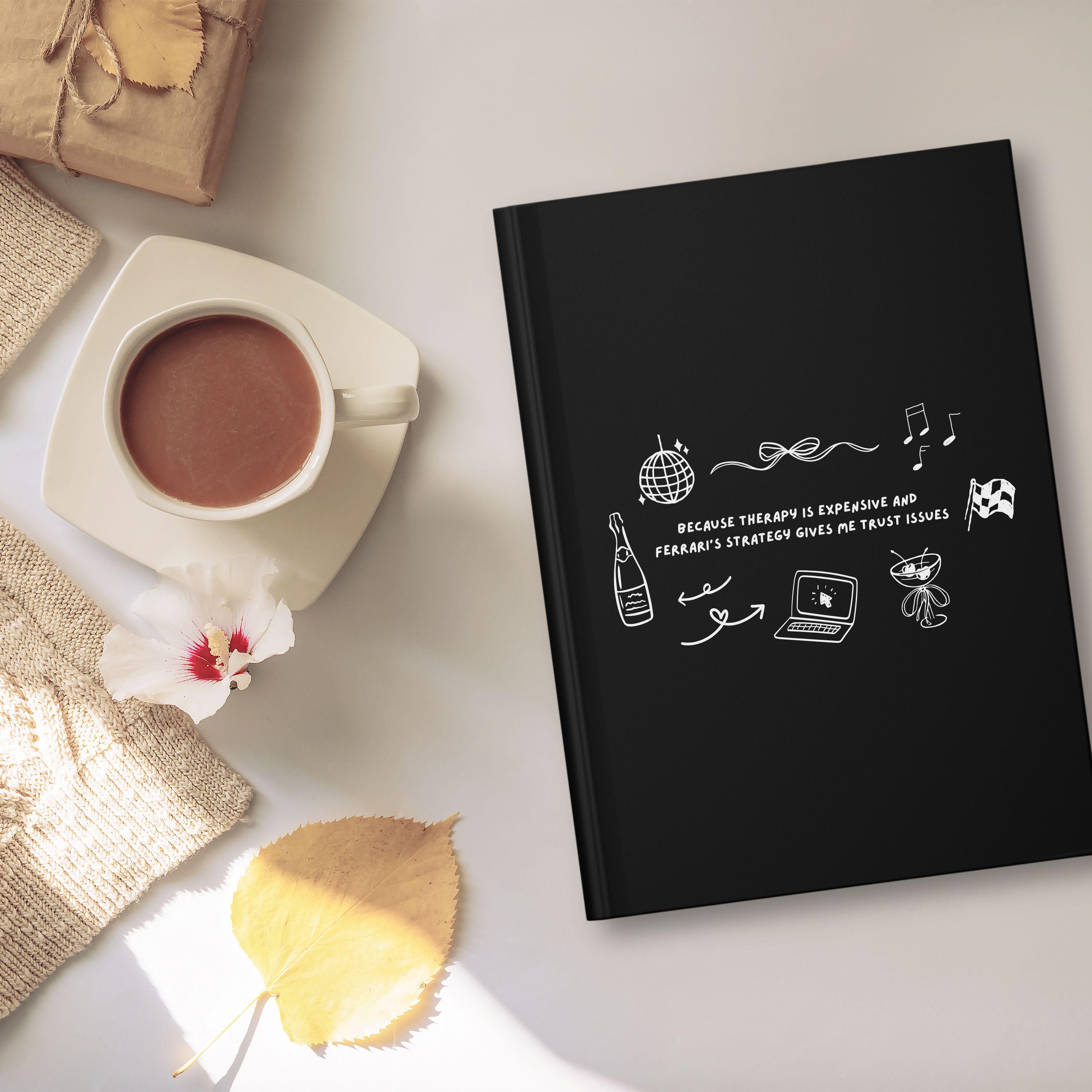 F1 Notebook Design F1 Ferrari Race Notebook 2025, Formula 1 Funny Journal, Grand Prix ...