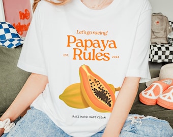 McLaren Formula 1 T-shirt, F1 Papaya Rules Shirt, Lando Norris Fan Gift, Oscar Piastri Racing Tee, Grand Prix Merch, Driver Race Apparel