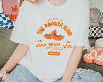 McLaren Papaya Club Racing Shirt, Lando Norris Fan Gift, Oscar Piastri Racing Tee, Grand Prix Team Merch, Driver Race Weekend Apparel