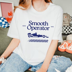 Carlos Sainz Smooth Operator T-shirt, Formula 1 Williams Shirt, F1 Fan Gift, Grand Prix Racing Tee, 55 Driver Merch, Race Track Apparel