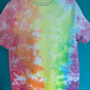 Rainbow Fade! Tie Dye Handmade Adult T-Shirt