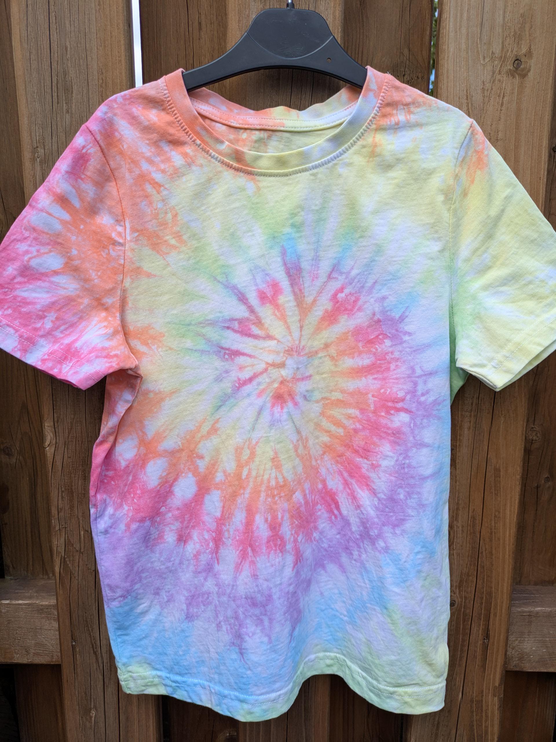 Felpa Tie Dye Bambini 100% Cotone - Maniche Lunghe Unisex, Taglie 18M-7 Anni, Colorata E Morbida