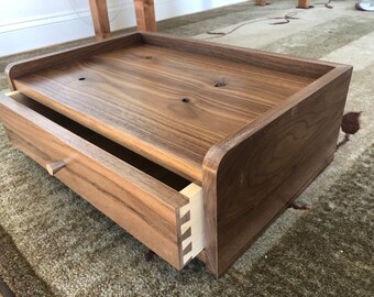 Monitor Stand With Drawer Etsy