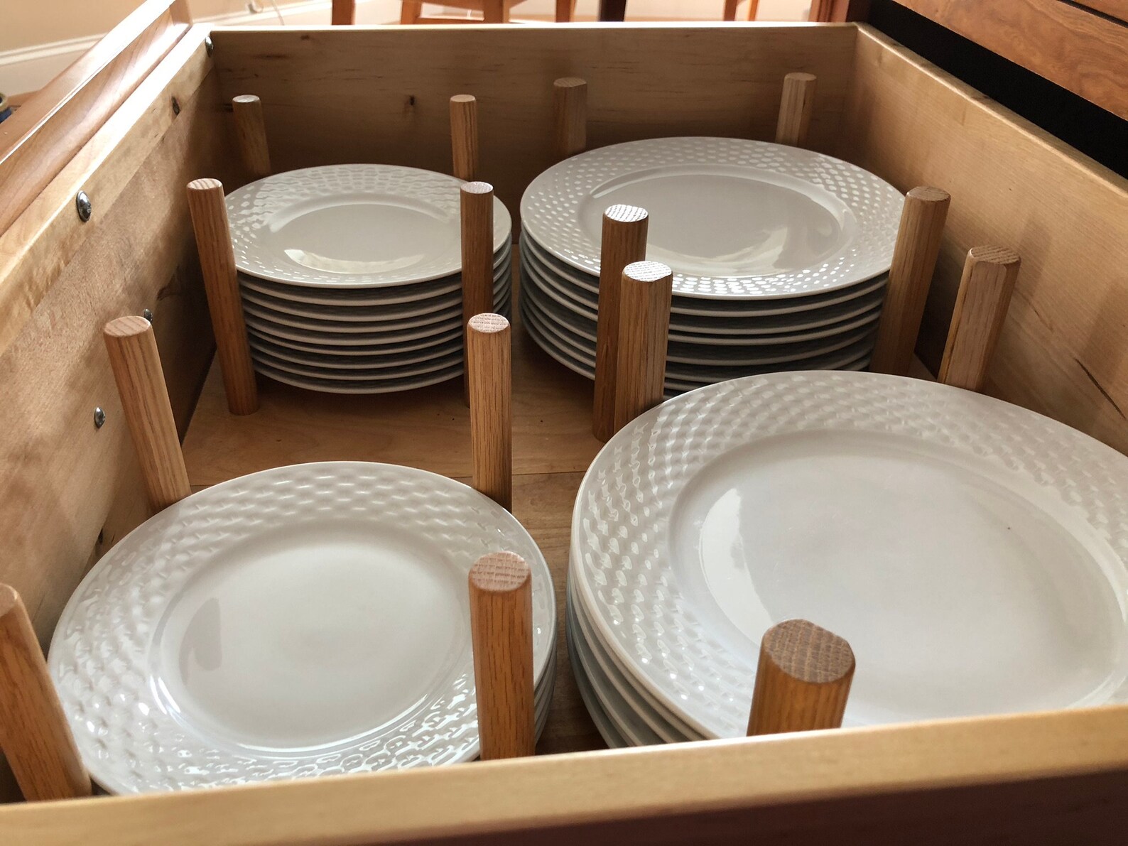 Pair of Kitchen Drawer Inserts for Plates Etsy