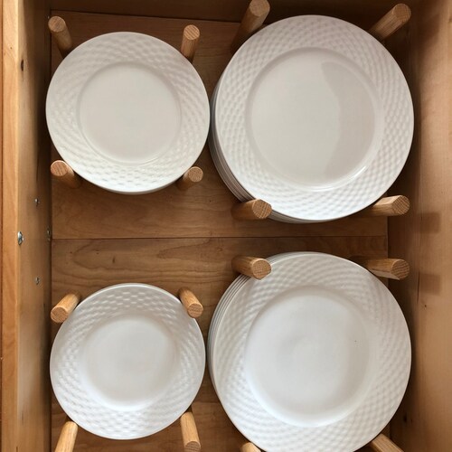 Pair of Kitchen Drawer Inserts for Plates Etsy