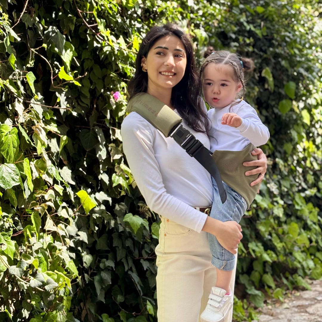 Organic Cotton Baby Sling Carrier Cozy Infant Toddler Carrier