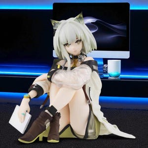 Arknights Kal&#39;tsit PVC Action Figure | 10cm Anime Girl Model Toy | Game Collectible Figurine | Desk Decoration | Gift for Arknights Fans
