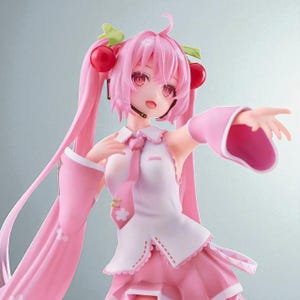Hatsune Miku Sakura Miku Figure | Cute Pink Anime Doll | PVC Action Figure | Kawaii Vocaloid Collectible | Sakura Series Model Toy Gift