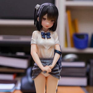 Anime &quot;I’m Back Shizuku-chan&quot; Figure | Standing Sailor Suit JK Dress-Up Model Toy | Kawaii Collectible Action Figure | Gift for Anime Fans