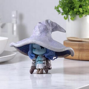 Ranni the Witch Mini Figure | Elden Ring Anime Figurine | Video Game Statue | Cute Car Ornament | Gamer Gift | Collectible Toy | Desk Decor