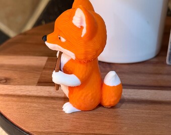 Oh for Fox Sake Fox Figurine | Funny Desk Decor | Sarcastic Gift