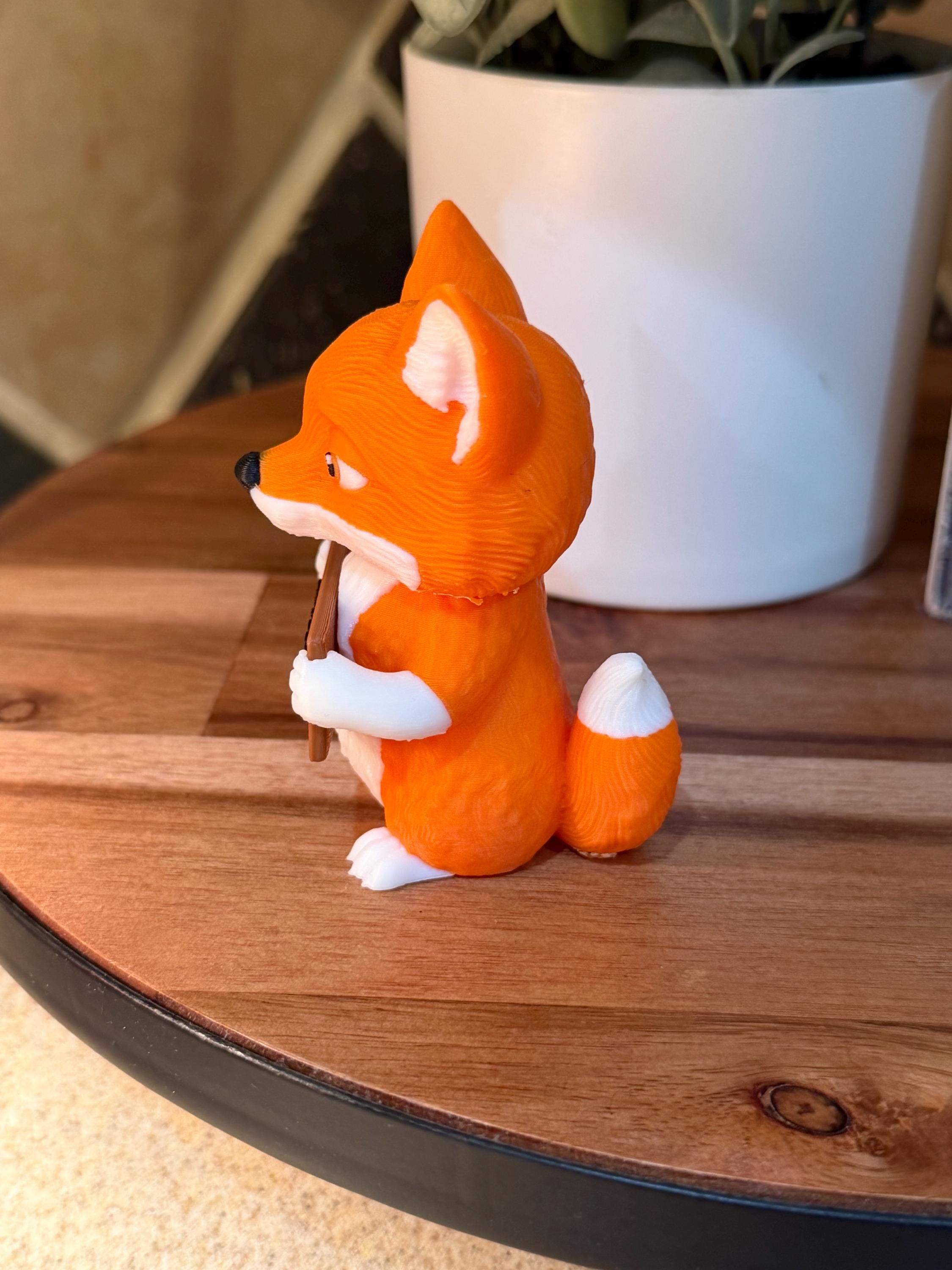 Oh for Fox Sake Fox Figurine | Funny Desk Decor | Sarcastic Gift