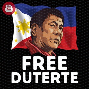 Gratis png van Duterte - Rodrigo Duterte, president van Filipijnen, png, digitale download, clipart, aanhanger Rodrigo Digong T-shirtontwerp