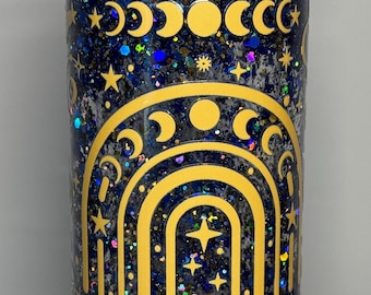 Plastic 16oz Snow Globe Tumbler - Evil Eye