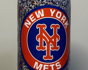 Plastic 16oz Snow Globe Tumbler Cup - NY Baseball