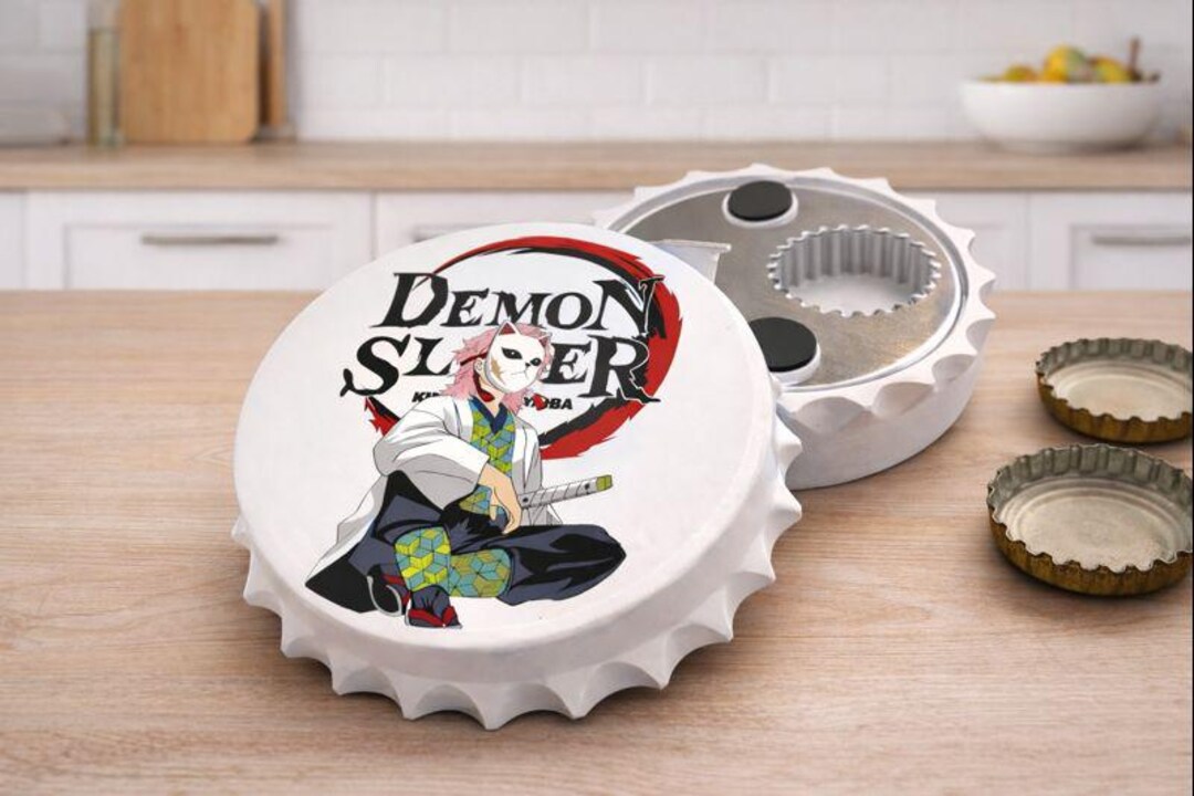 Anime Inspired Magnetic Bottle Opener ,manga Style Bar Tool - Etsy