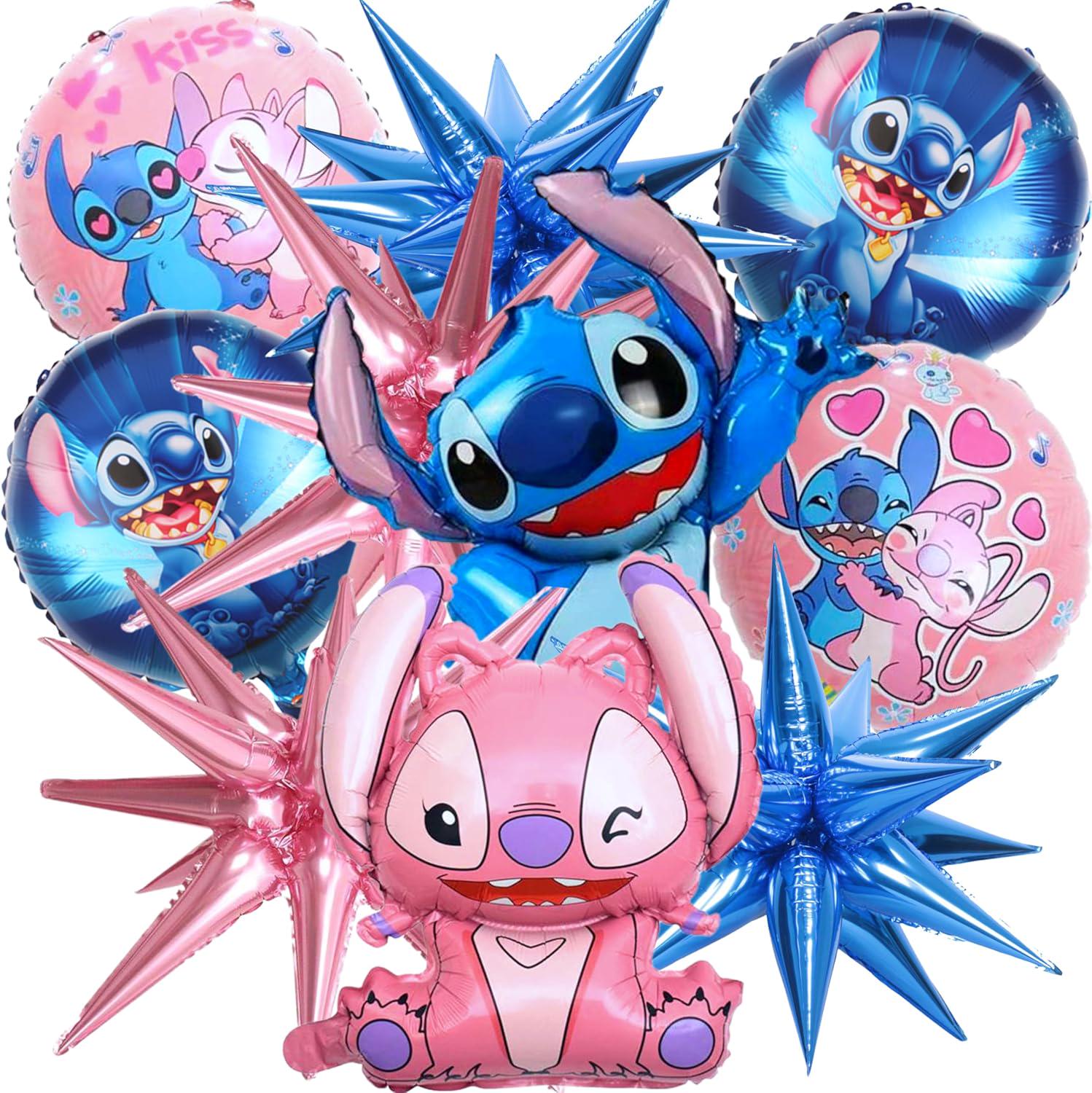 Lilo and Stitch Party Balloons Stitch Party Aluminum Film Balloons suit Stitch Birthday Party Decorations (6pcs)