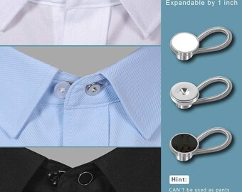 neck extender dress shirt Wonder Button Then you hide it behind your tie and no one knows the difference! Collar Extenders for Mens Shirts