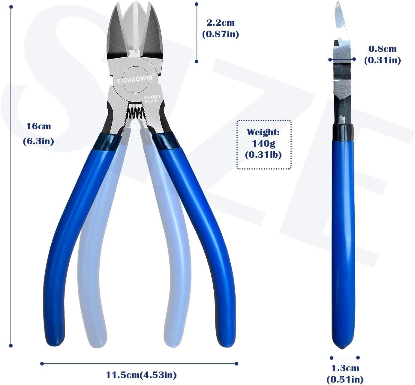 Micro Wire Cutter 1-Pack – Precision Flush Cut Nippers For Jewelry, Electronics, 3D Printing, And Plastic Models