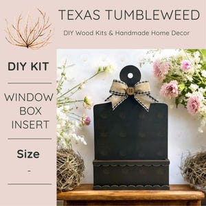 DIY | Interchangeable Breadboard Box Shelf Sitter Decorative Base | Home Decor | Farmhouse Decor | Shelf Sitter| Primitive | Self Standing