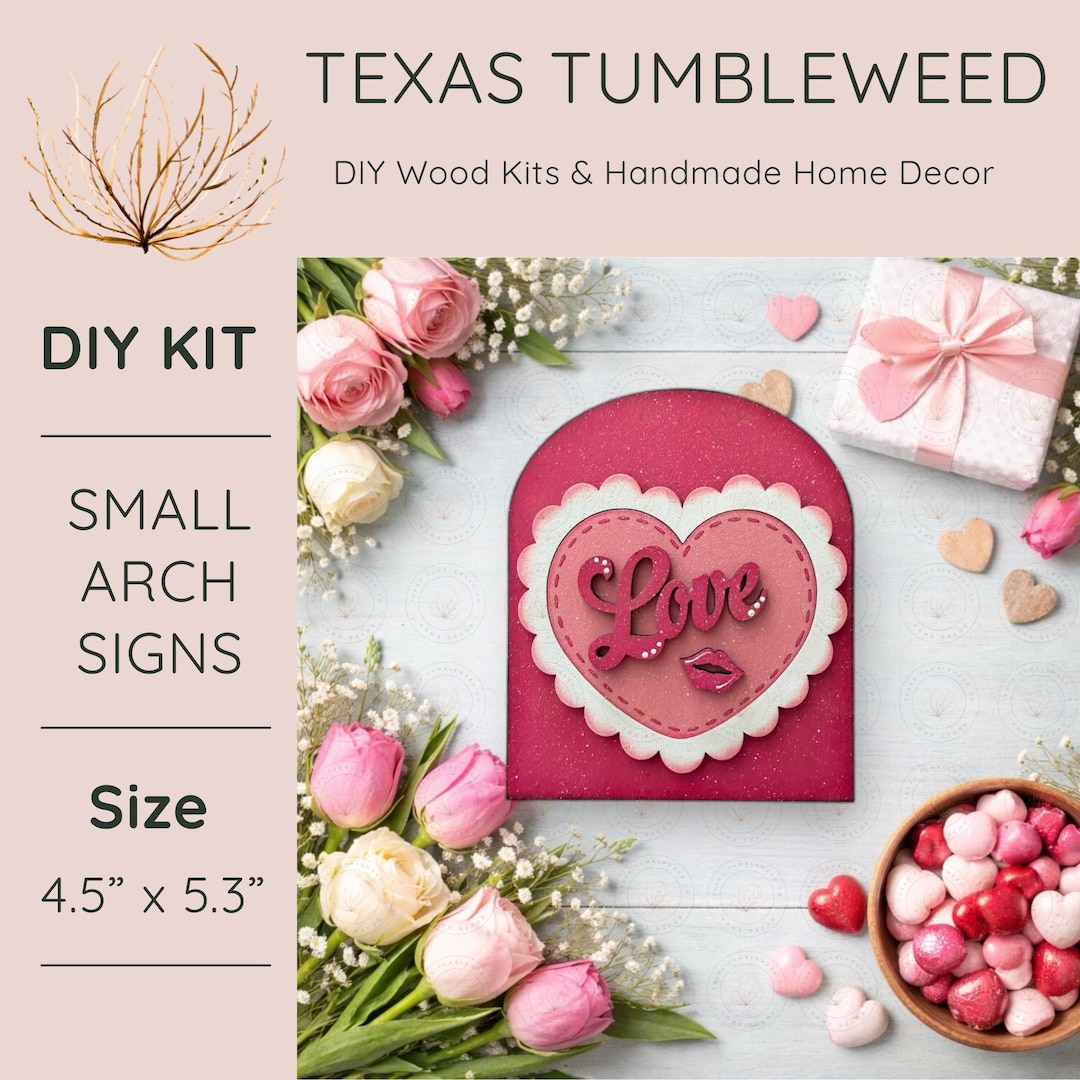 DIY | Interchangeable Small Arched Boho Sign Add-on | Love Heart Sign ...