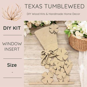 DIY | Insert for Interchangeable Window | Shamrock Hat Insert | Interchangeable | DIY | Home Decor | Saint Patrick’s | Seasonal Decor