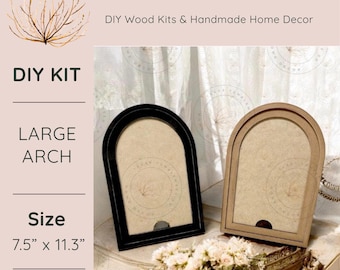 DIY | Interchangeable Mini Double Arched Boho Sign Frames | Wood Framed ...