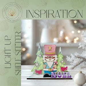 DIY | Light-Up Christmas Nutcracker Shelf Sitter | Nutcracker | Seasonal Decor | Home Decor | Christmas Decor | Holiday Decor | Christmas