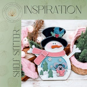 DIY | Snowman Mouse Shelf Sitter | Primitive Snowman | Seasonal Decor | Home Decor | Christmas Decor | Holiday Decor | Winter | Christmas