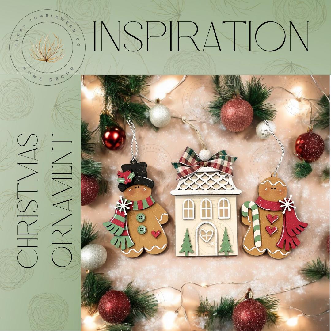 DIY | Victorian Gingerbread Christmas Ornament | Christmas Ornament | Christmas | Christmas Decor | Tag | Gift | Gingerbread