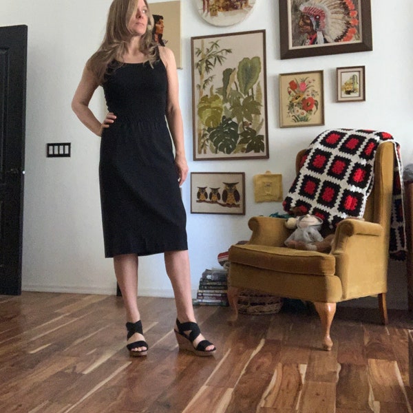 Vintage Black Pencil Skirt