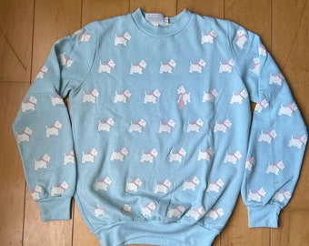 Vintage 80s Scottie Dog Sweatshirt