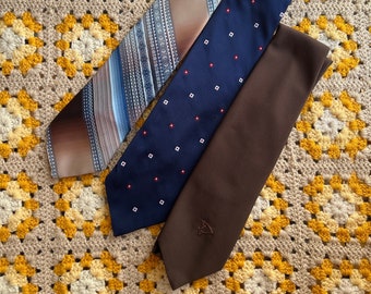 Vintage Neckties Set of 3 Ties
