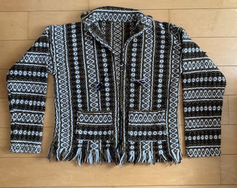 Vintage Woven Cardigan Sweater Jacket