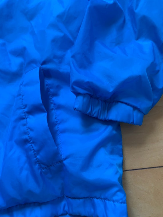 Vintage Aqua Teal Windbreaker Jacket Coat - image 4