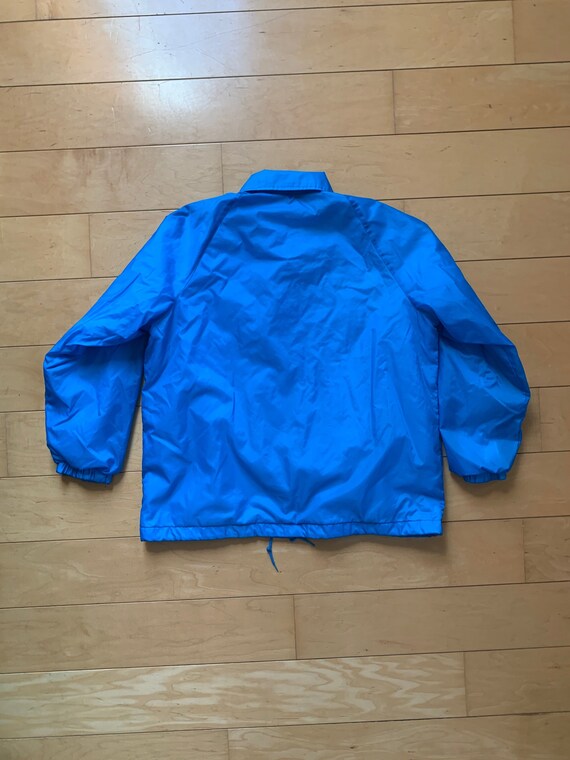 Vintage Aqua Teal Windbreaker Jacket Coat - image 5