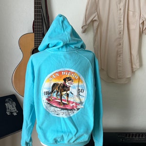 Vintage Pullover Hooded Sweatshirt San Diego image 6