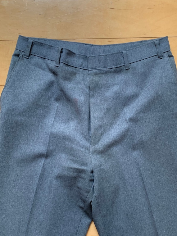 Vintage Gray Mens Slacks Trousers - image 1